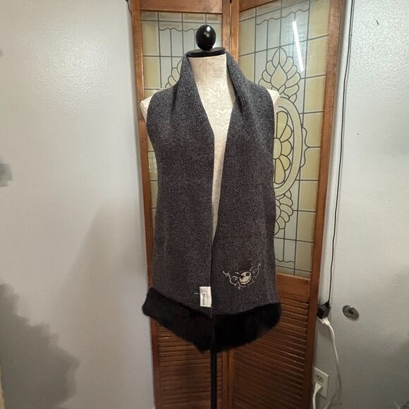 Nightmare Before Christmas Disney Parks Resort Scarf Halloween Jack Skeleton OS - Picture 2 of 13